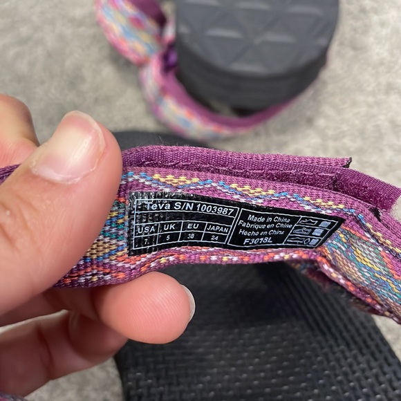 Purple Teva Sandals - Picture 3 of 3